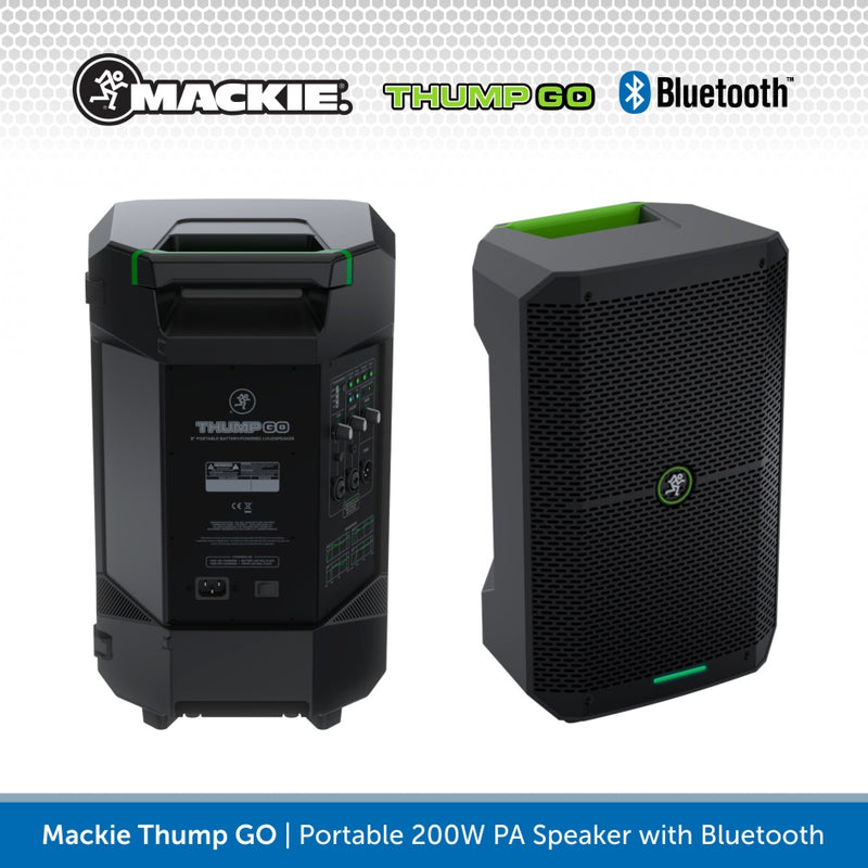 Mackie Thump GO, Portable Battery-Powered 200W PA Speaker with Bluetooth Built-in