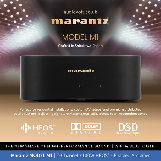 Marantz MODEL M1 2-Channel 100W HEOS®-Enabled Amplifier