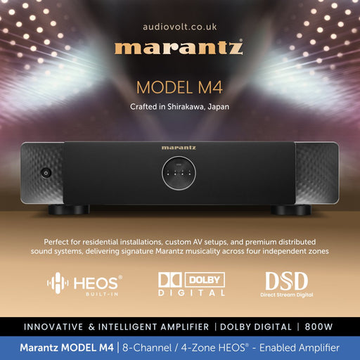 Marantz MODEL M4 8-Channel / 4-Zone HEOS®-Enabled Amplifier