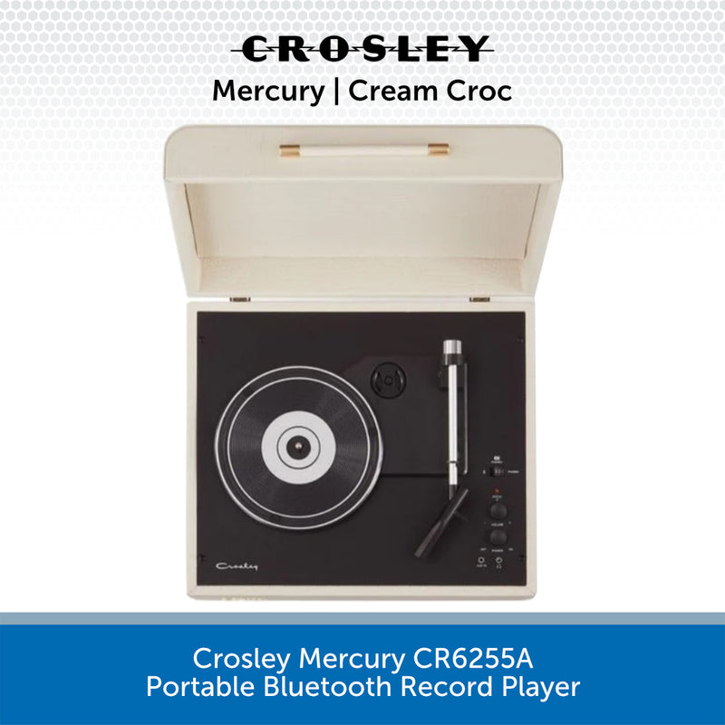 Crosley Mercury CR6255A Portable Bluetooth Record Player