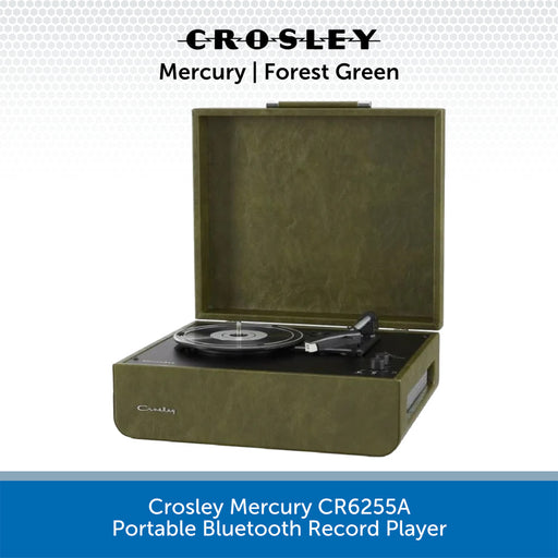 Crosley Mercury CR6255A Portable Bluetooth Record Player