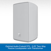 Optimal Audio Cuboid 5TX White