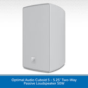Optimal Audio Cuboid 5 White