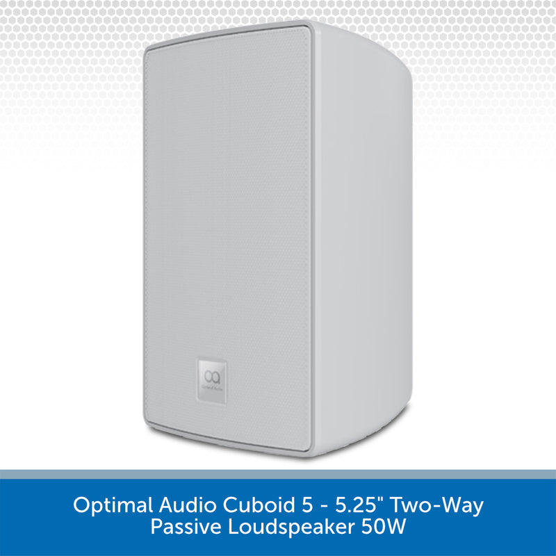Optimal Audio Cuboid 5 White