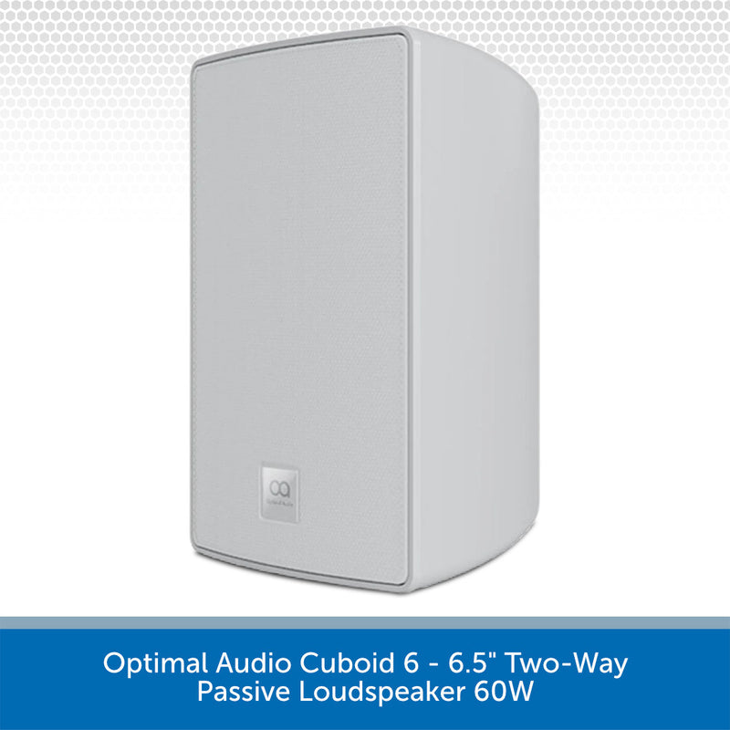 Optimal Audio Cuboid 6 White