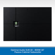 Optimal Audio SUB 18 Back