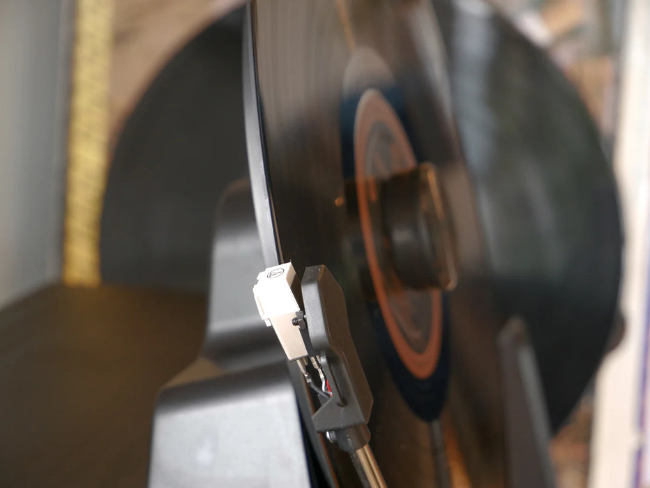 Steepletone Shoreditch Vertical Automatic Record Player with Built-In Speakers & Bluetooth