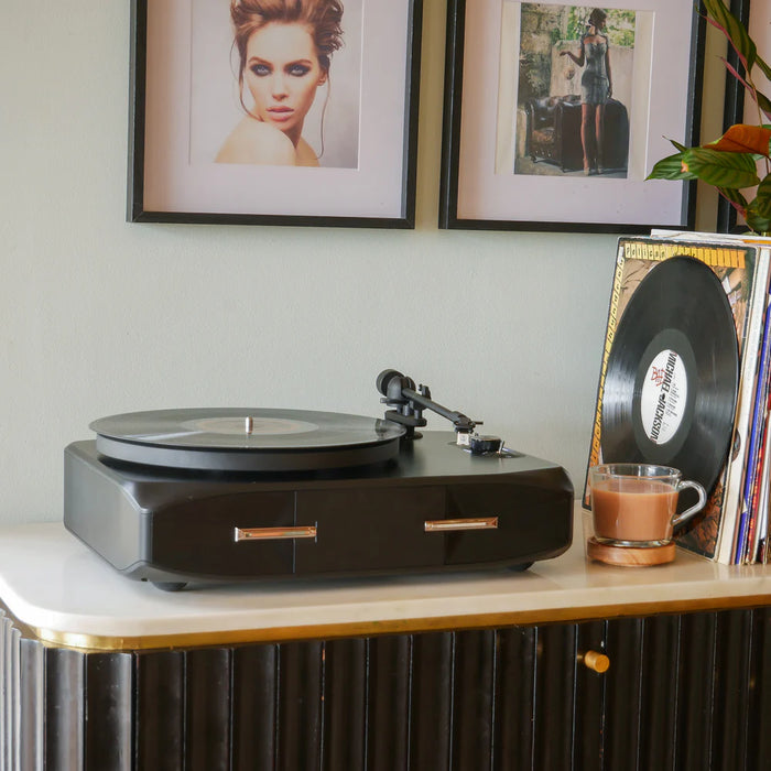 Steepletone Mayfair Fully Automatic Bluetooth Record Player with Built-In Speakers