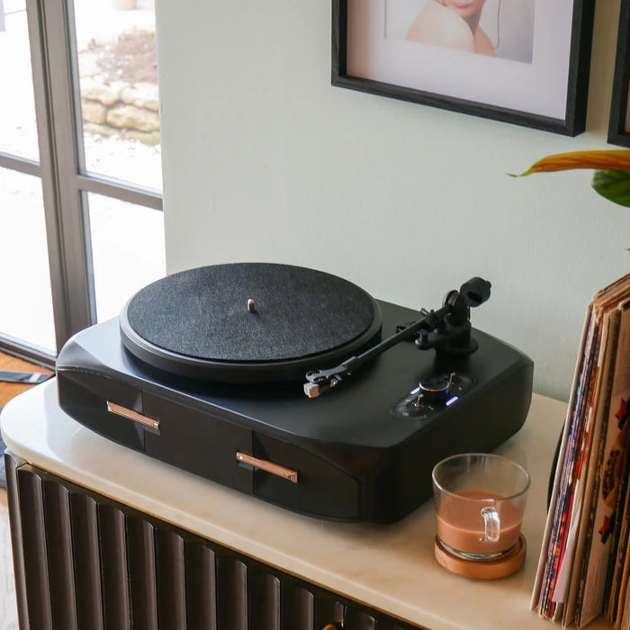 Steepletone Mayfair Fully Automatic Bluetooth Record Player with Built-In Speakers