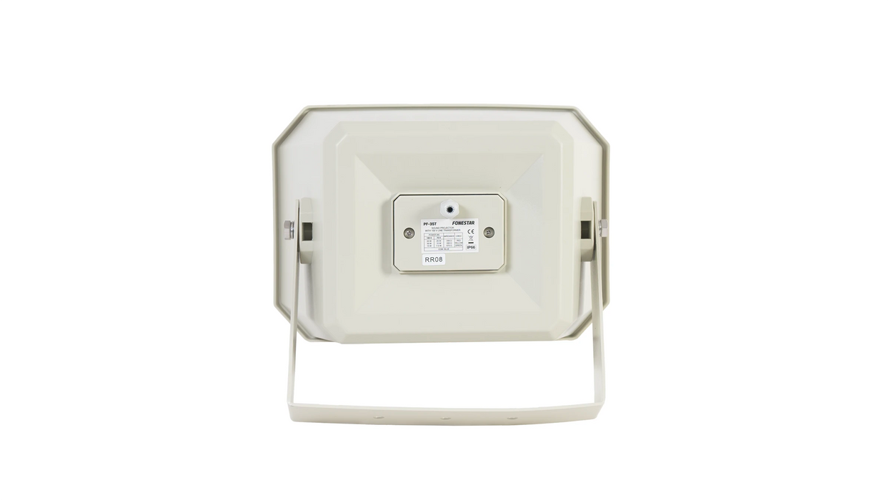 Fonestar PF-35T 6" Weatherproof Projector Horn Speaker 50W 100V Line (Single)