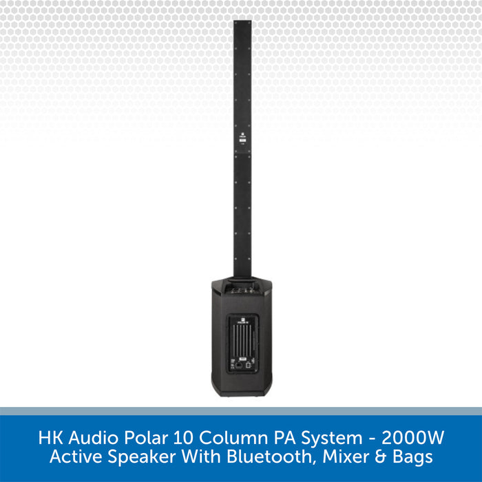 HK Audio Polar 10 (Pair) Portable Column PA System Back 01