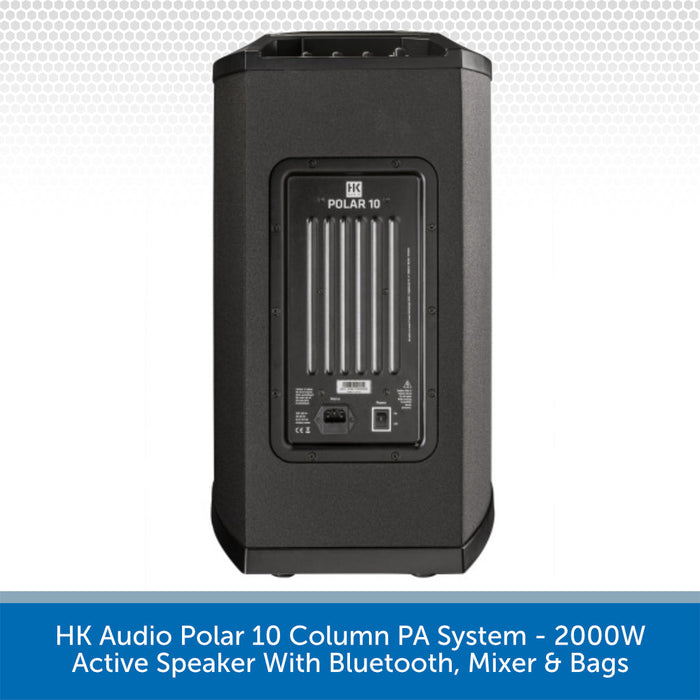 HK Audio Polar 10 (Pair) Portable Column PA System Back 01