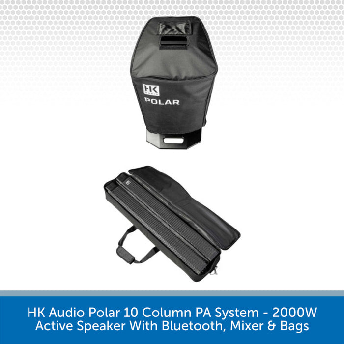 HK Audio Polar 10 (Pair) Portable Column PA System Bag