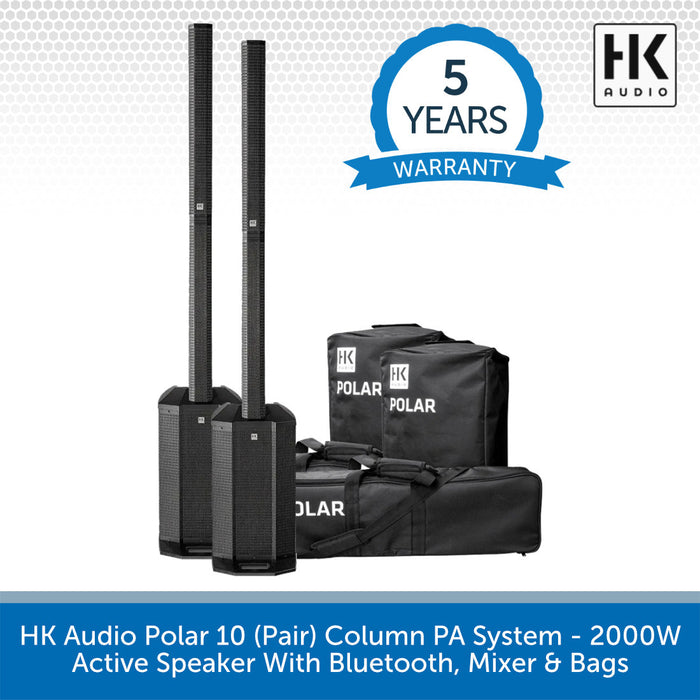 HK Audio Polar 10 (Pair) Portable Column PA System