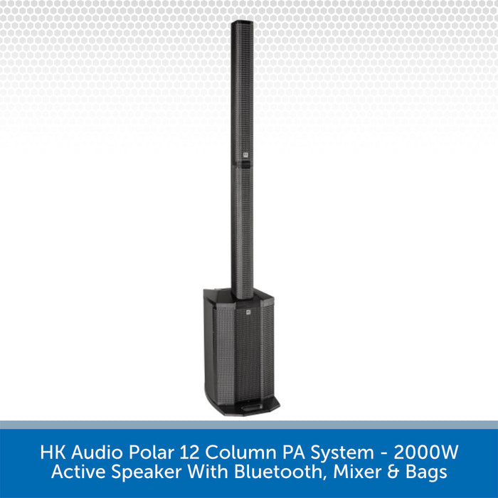 HK Audio Polar 12 Portable Column PA System Side 01
