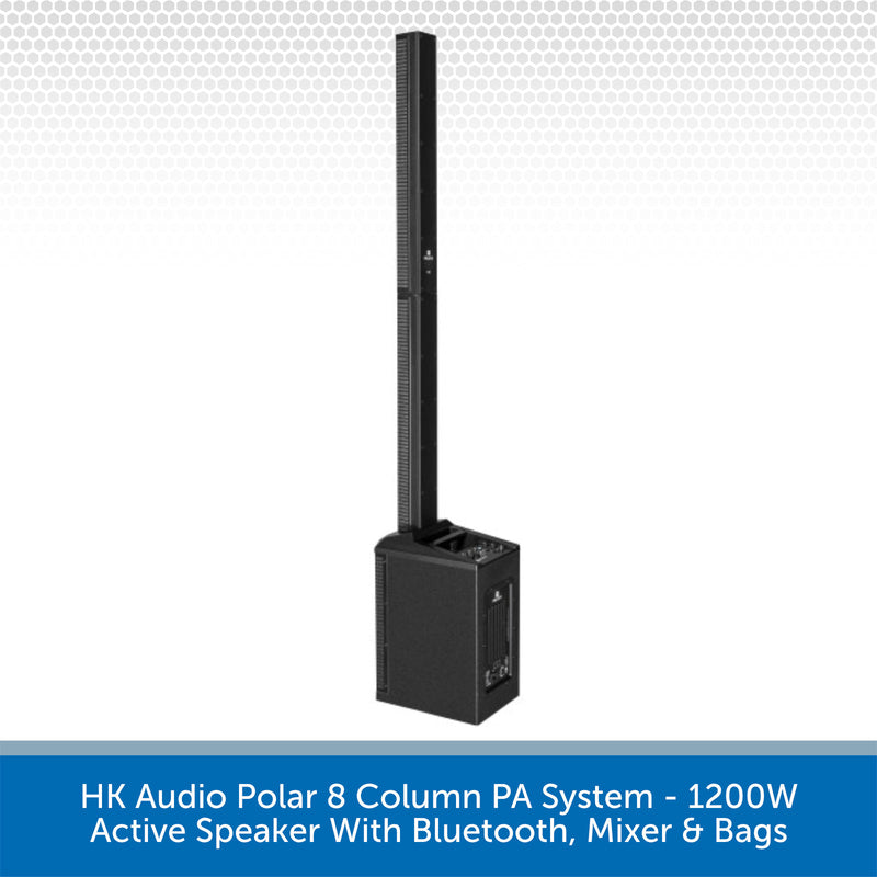 HK Audio Polar 8 Portable Column PA System Side 02
