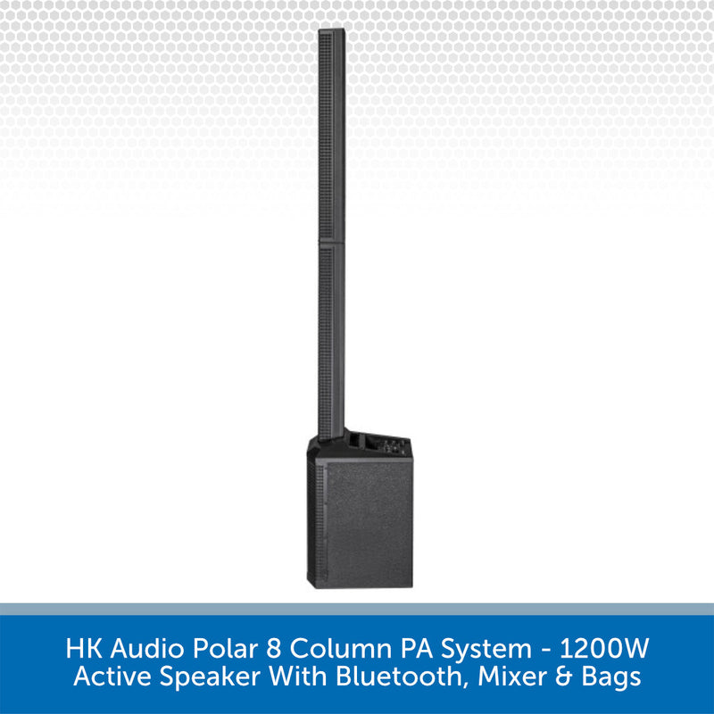 HK Audio Polar 8 Portable Column PA System Side 03