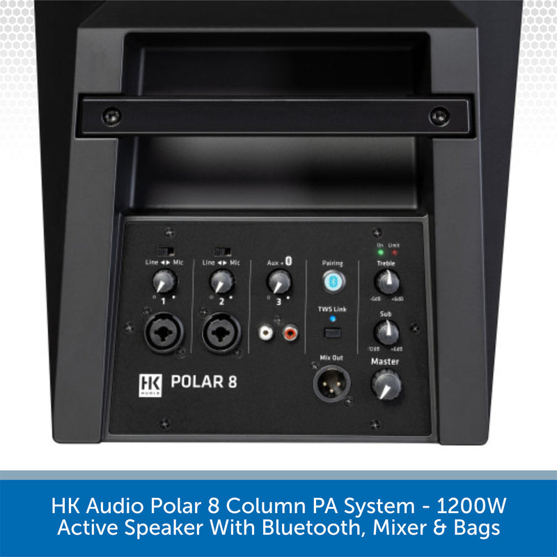 HK Audio Polar 8 Portable Column PA System 02