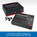 HH Q Series Q16FX professional 16-channel analogue mixer with DSP on a white background