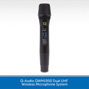 Q-Audio QWM1950 Dual UHF Wireless Microphone System