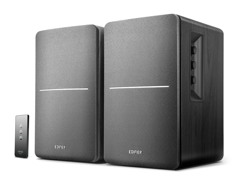 Edifier R1280T Active Bookshelf Speakers with Remote - Pair - Black, Brown or White