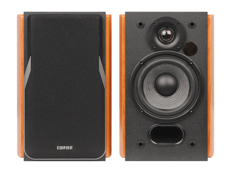 Edifier R1380DB Professional Active Bluetooth Bookshelf Speakers with Remote - Pair - Brown