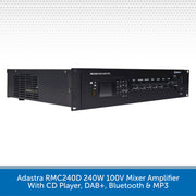 Adastra RMC240D 240W 100V Mixer Amplifier Side