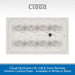 Cloud Electronics RL-1x8 8-Zone Remote Volume Control Plate - Available in White or Black