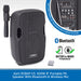 Kam RZ8AP V3, 450W 8" Portable PA Speaker With Bluetooth & Wireless Mic