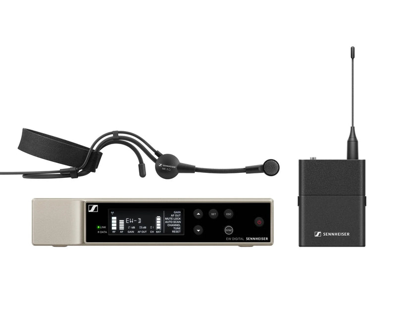 Sennheiser EW-D ME3 Wireless Beltpack/Headset Microphone System (S1-7) CH38