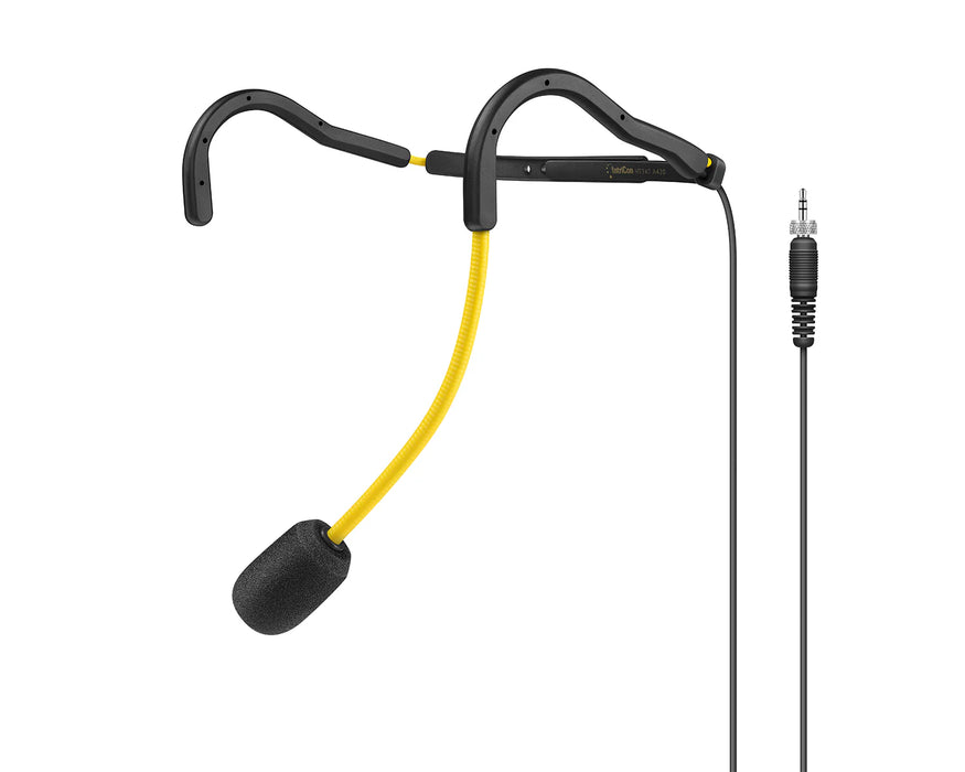 Sennheiser HT 747 Supercardioid Sweat-Resistant Fitness Headset Mic Yellow