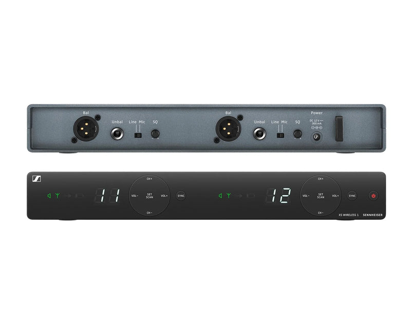 Sennheiser XSW1-825 E Dual Wireless Handheld Microphone System with E825 Mics - CH38