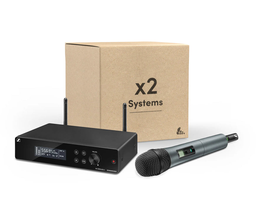 Xsw2 Rack Sennheiser XSW2-835 E Wireless Microphone 2 Pack - CH70 | Audio Volt