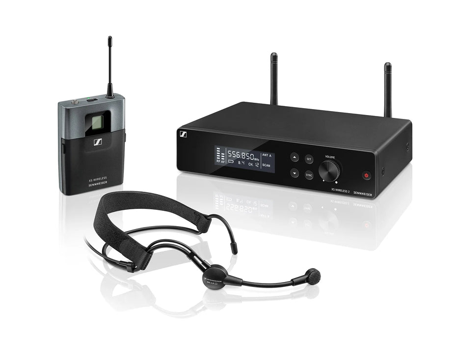 Sennheiser XSW2-ME3 Wireless Beltpack/Headset Microphone System CH70