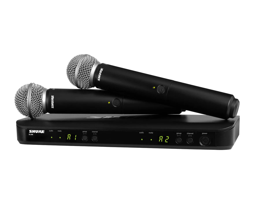 Shure BLX288/SM58 Dual Wireless Handheld Microphone System