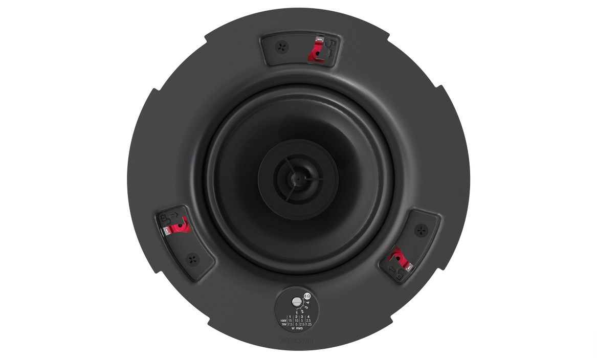 Fonestar SKY-5T-DOME 5" Ceiling Speaker, 15W/100V & 8Ω, IP65 Rated – Black or White