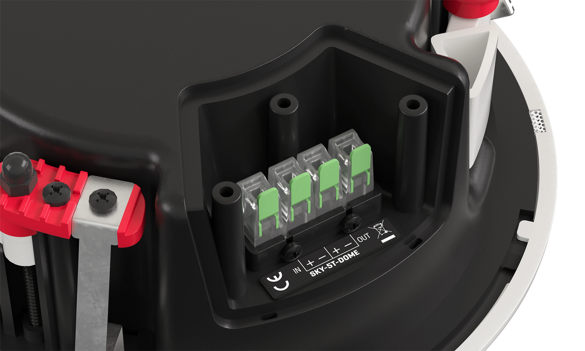 Fonestar SKY-5T-DOME 5" Ceiling Speaker, 15W/100V & 8Ω, IP65 Rated – Black or White