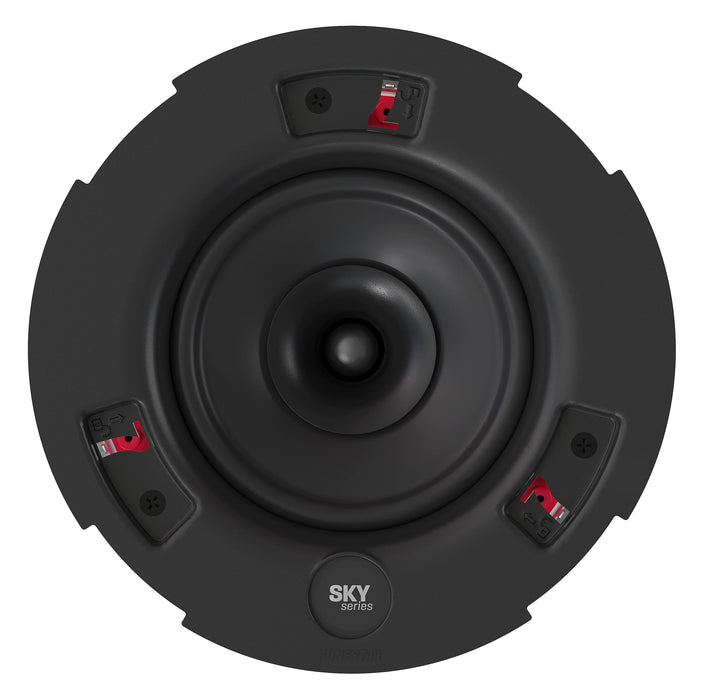 Fonestar SKY-5 5" Ceiling Speaker, 12W/8Ω, IP44 Rated – Black or White