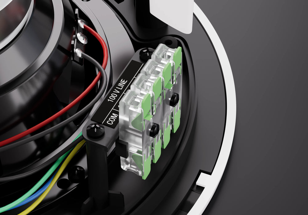 Fonestar SKY-6T 6" Ceiling Speaker, 15W/100V, IP44 Rated – Black or White