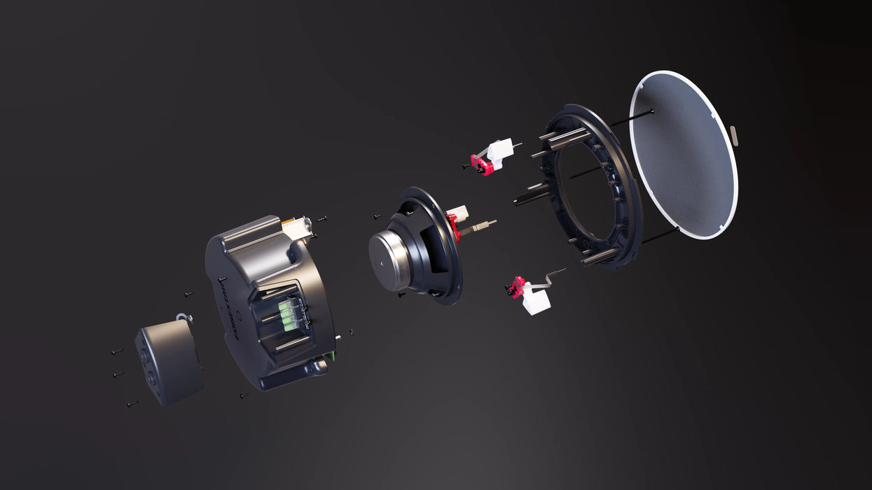 Fonestar SKY-6T 6" Ceiling Speaker, 15W/100V, IP44 Rated – Black or White