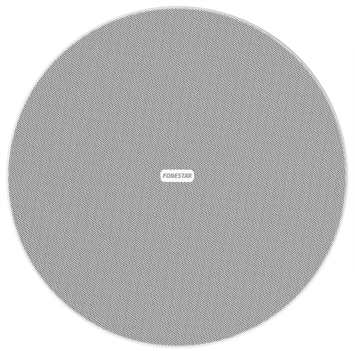 Fonestar SKY-8 8" Ceiling Speaker, 20W/8Ω, IP44 Rated – Black or White