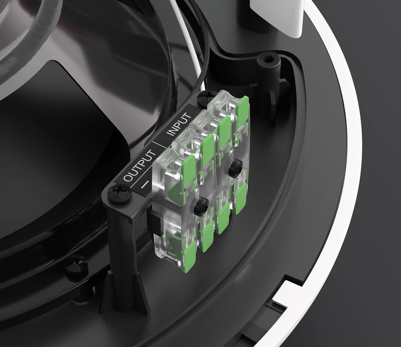 Fonestar SKY-8 8" Ceiling Speaker, 20W/8Ω, IP44 Rated – Black or White