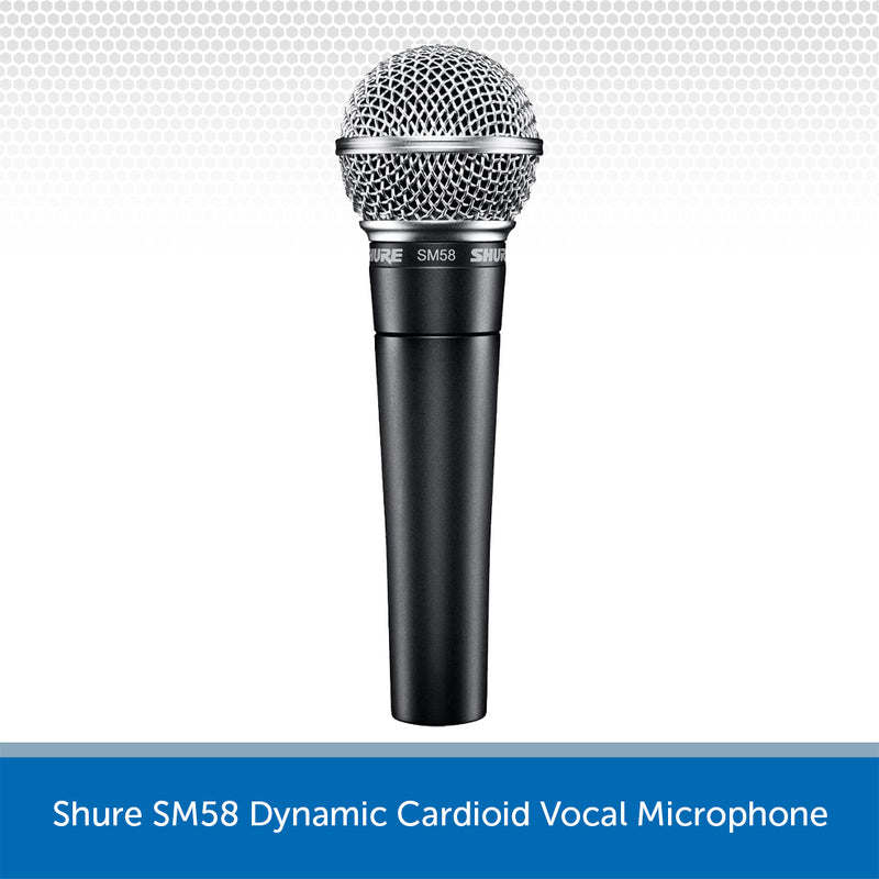Shure SM58 Dynamic Cardioid Vocal Microphone