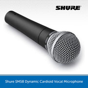 Shure SM58 Dynamic Cardioid Vocal Microphone