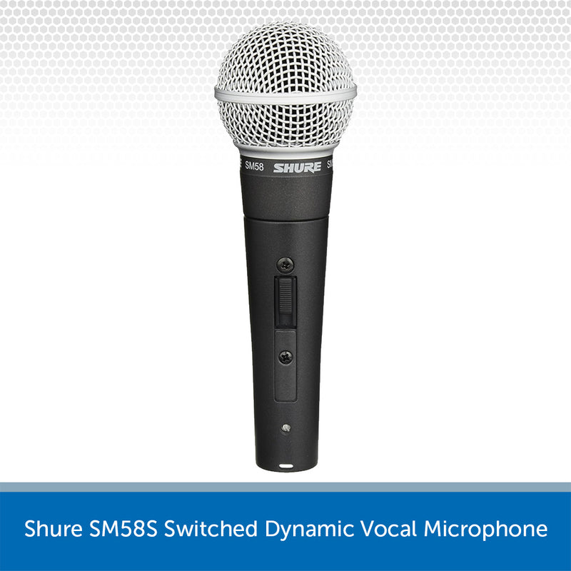 Shure SM58S Switched Dynamic Cardioid Vocal Microphone