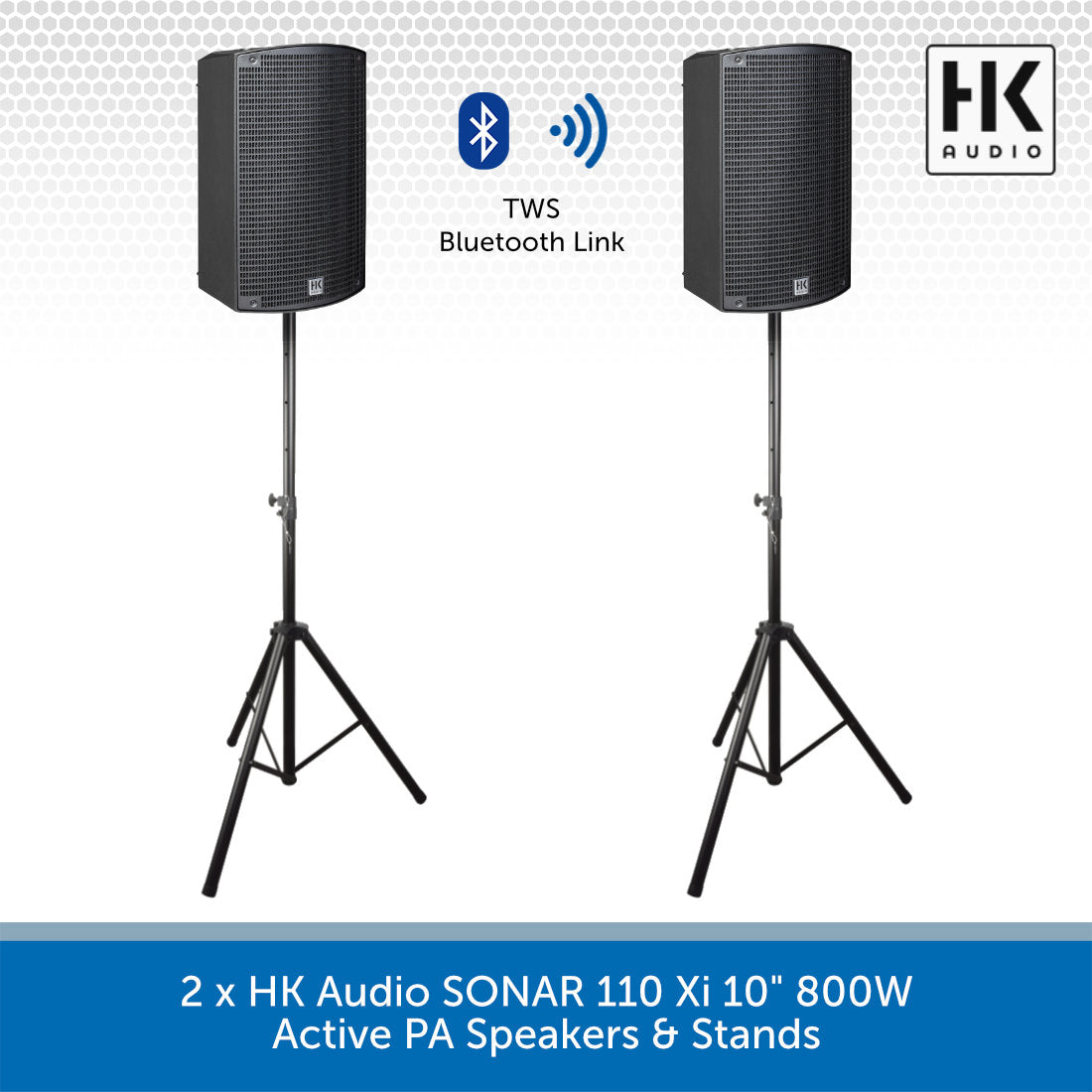 2 x HK Audio SONAR 110 Xi 10