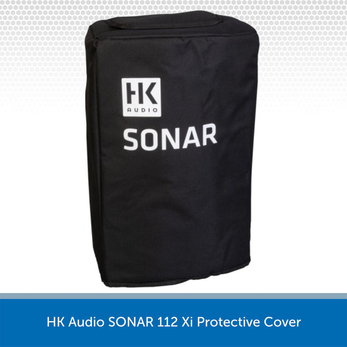 Black protective cover with HK Audio and SONAR branding on a white background
