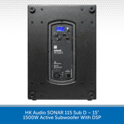 HK Audio SONAR 115 Sub D Back