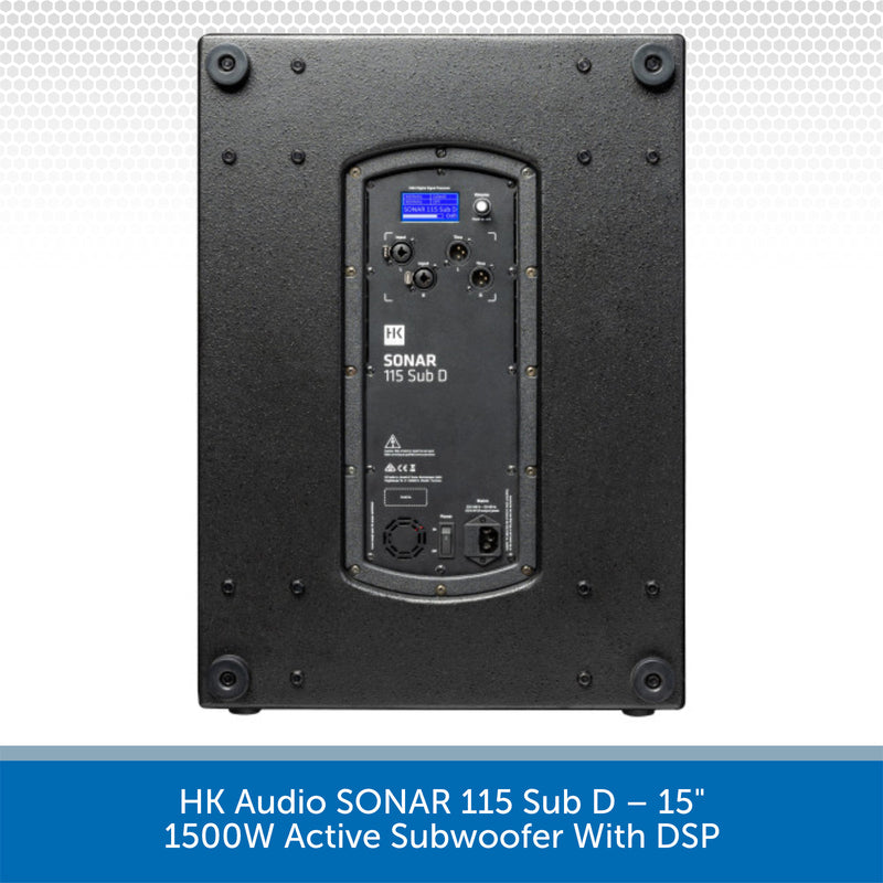 HK Audio SONAR 115 Sub D Back