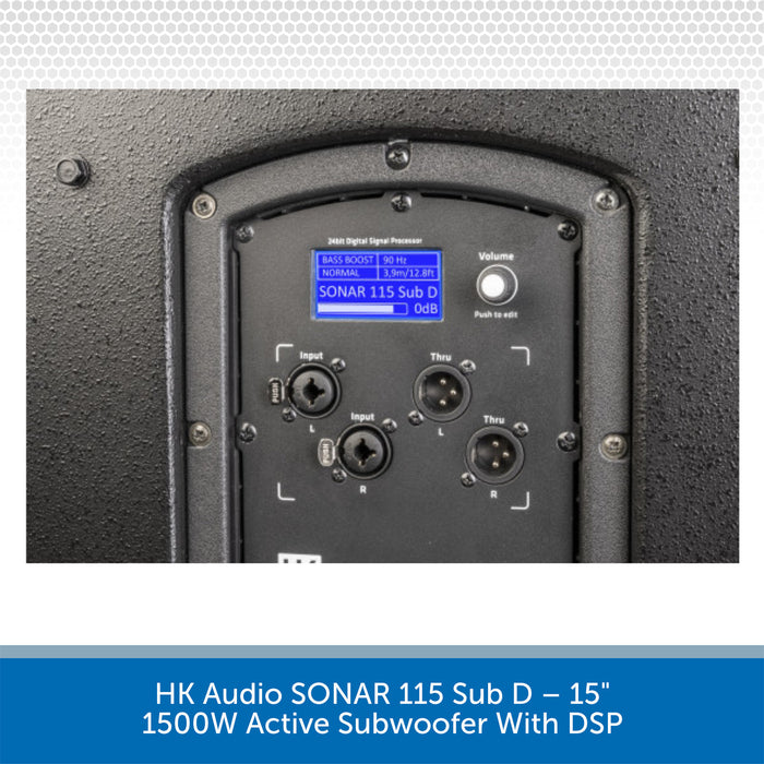 HK Audio SONAR 115 Speaker & Subwoofer Bundle, 5400W